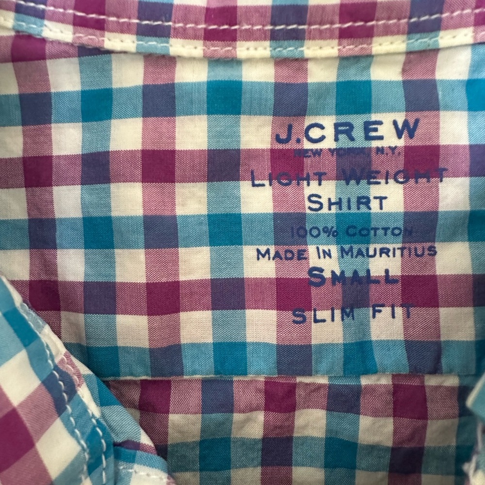 Men’s J-Crew Button up - Size Small - Picture 3 of 3